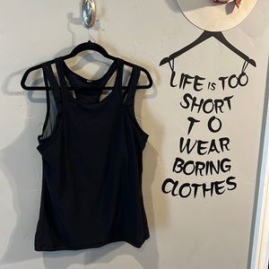 Black In Your Pace Tank